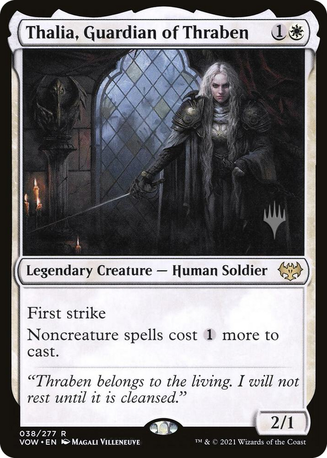 0038 Thalia, Guardian of Thraben R Promo Pack: Dominaria United