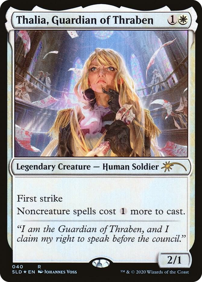 Thalia, Guardian of Thraben (040) #40 R - Secret Lair Drop Series Pokemon card