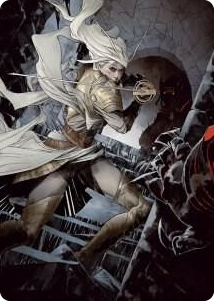 Thalia, Guardian of Thraben Art Card #67 S - Art Series: March of the Machine Pokemon card