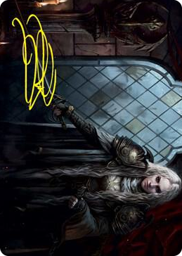 0018 Thalia, Guardian of Thraben Art Card (Gold-Stamped Signature) S Art Series: Innistrad: Crimson Vow