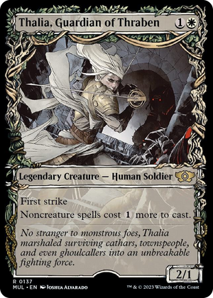 0137 Thalia, Guardian of Thraben (Halo Foil) R March of the Machine: Multiverse Legends