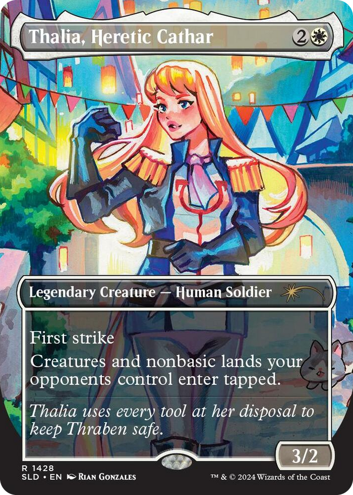 Thalia, Heretic Cathar #1428 R - Secret Lair Drop Series Pokemon card