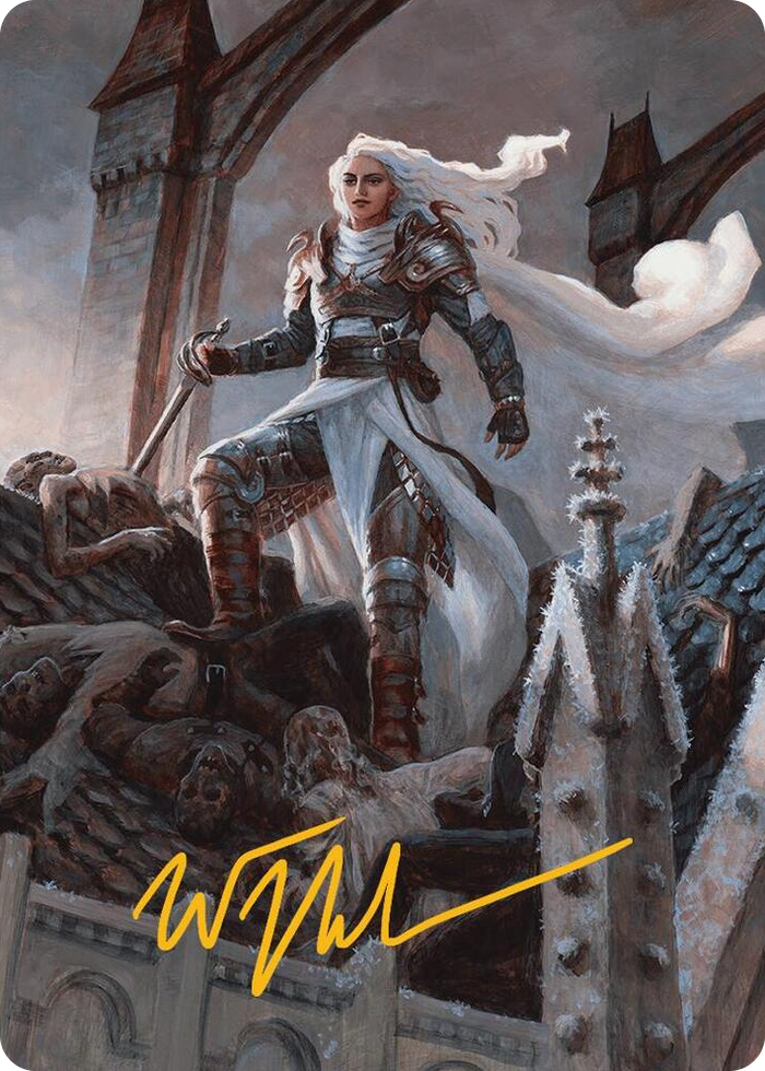 Thalia, Heretic Cathar Art Card (Gold-Stamped Signature) #2 S - Art Series: Innistrad Remastered Pokemon card
