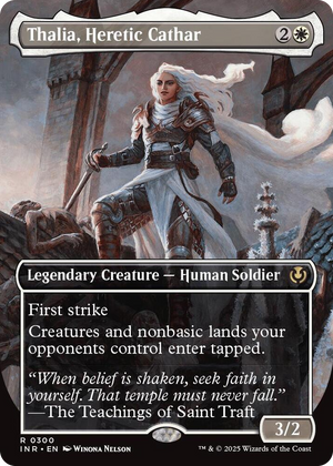 0300 Thalia, Heretic Cathar (Borderless) R Innistrad Remastered