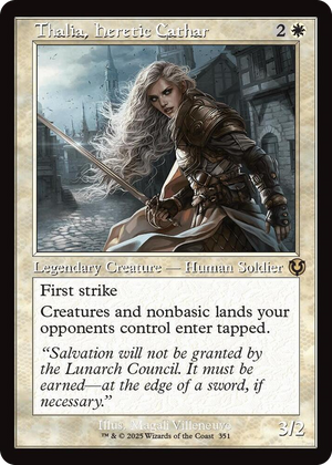 0351 Thalia, Heretic Cathar (Retro Frame) R Innistrad Remastered