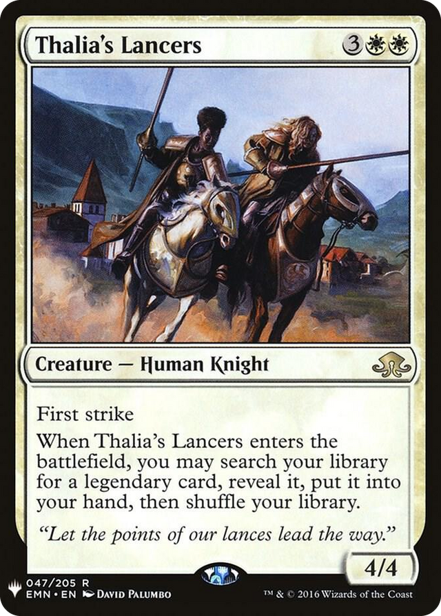 0047 Thalia's Lancers R The List Reprints