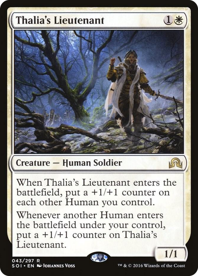 0043 Thalia's Lieutenant R Shadows over Innistrad