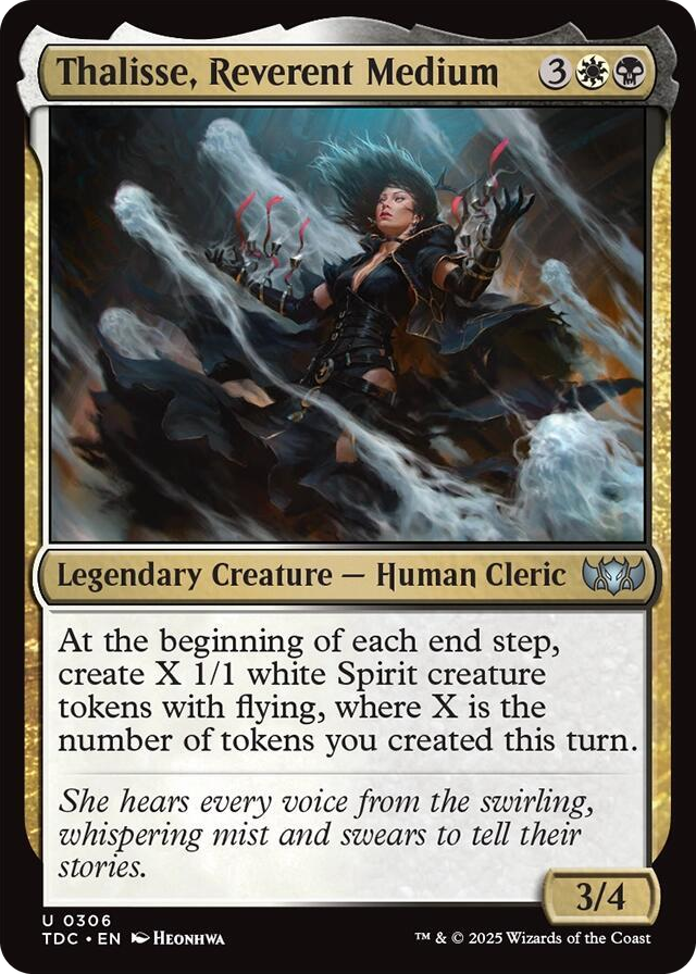 0306 Thalisse, Reverent Medium U Commander: Tarkir: Dragonstorm