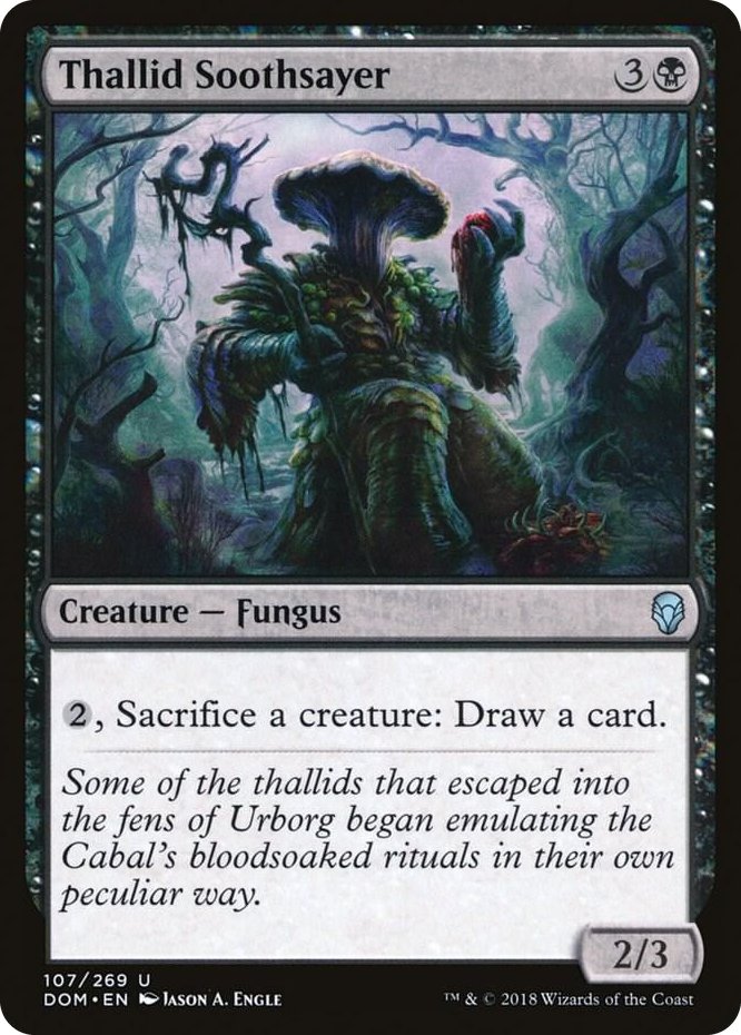 0107 Thallid Soothsayer U Dominaria