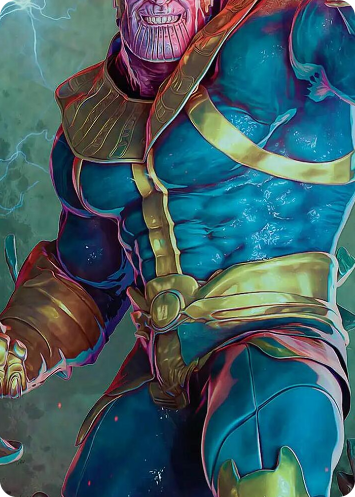 Thanos, the Mad Titan Art Card (5/9) #5 S - Art Series: Marvel Super Heroes Pokemon card
