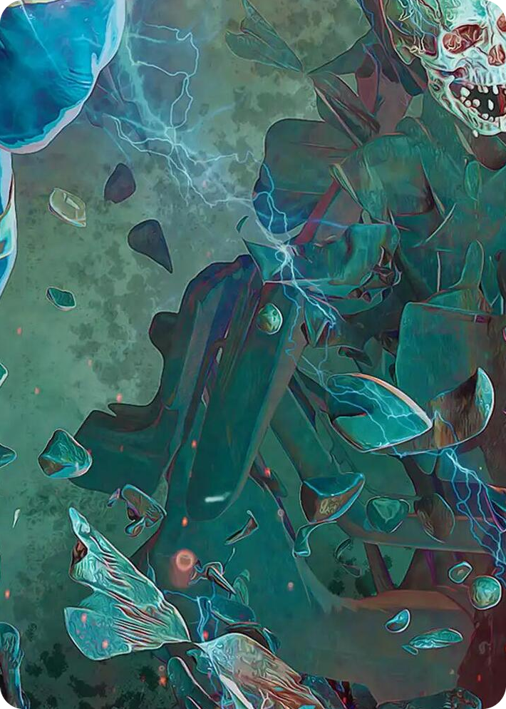 0006 Thanos, the Mad Titan Art Card (6/9) S Art Series: Marvel Super Heroes