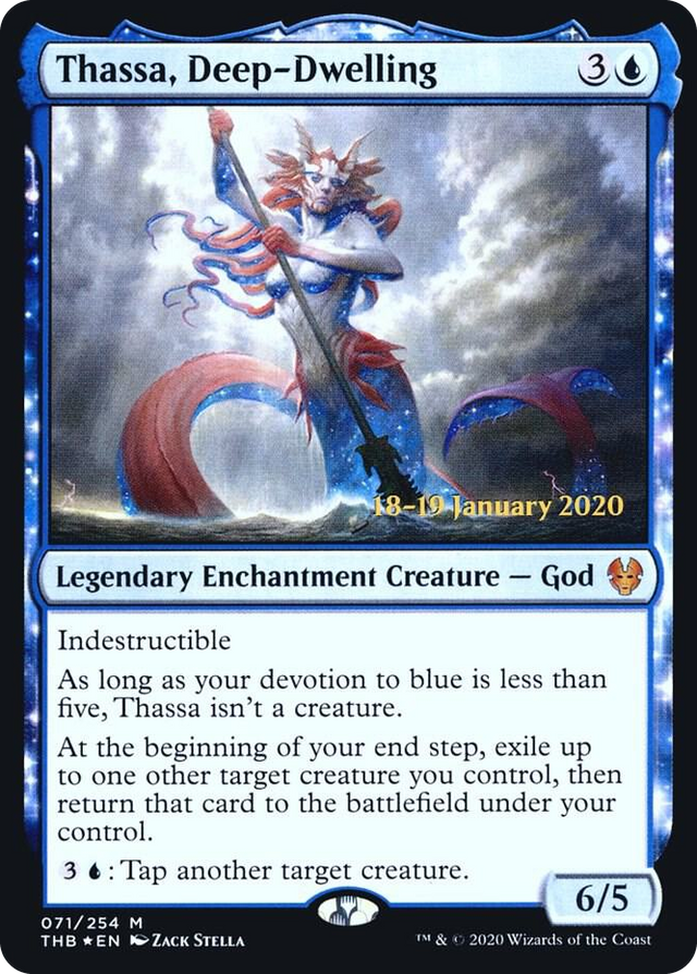 0071 Thassa, Deep-Dwelling M Prerelease Cards