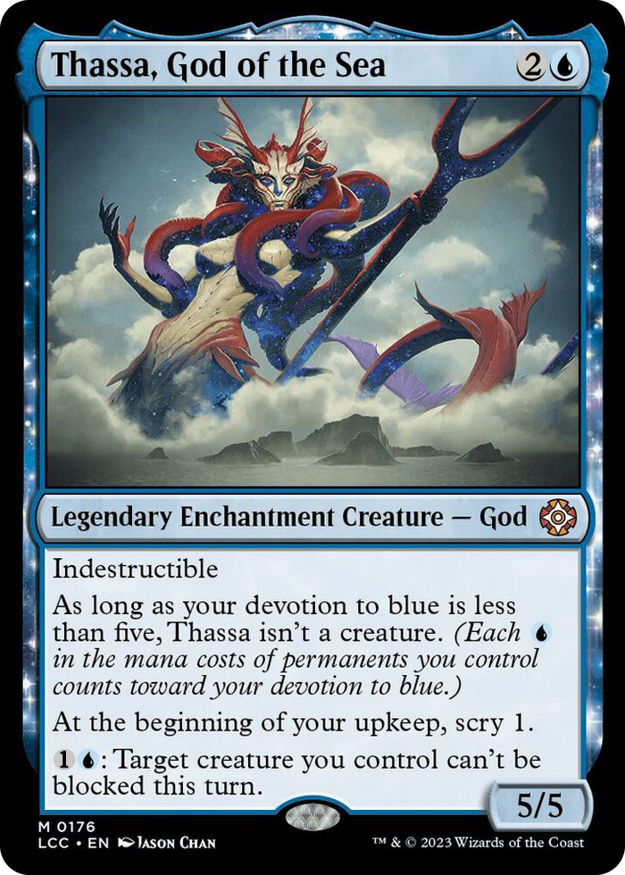 Thassa, God of the Sea #176 M - Commander: The Lost Caverns of Ixalan Pokemon card
