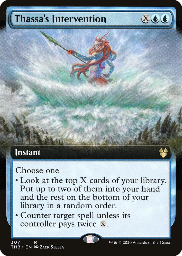 0307 Thassa's Intervention (Extended Art) R Theros Beyond Death