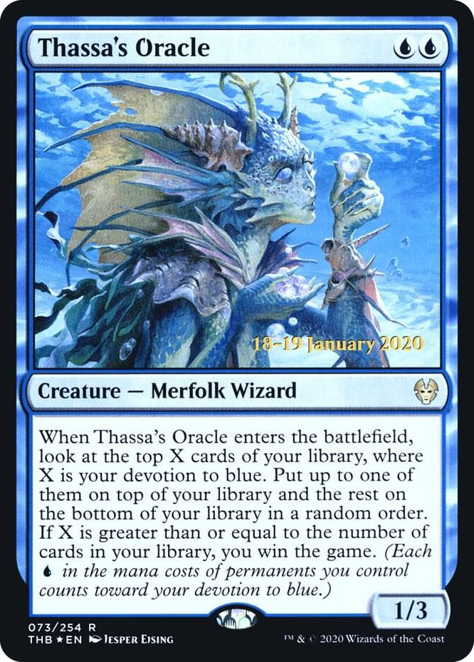 0073 Thassa's Oracle R Prerelease Cards