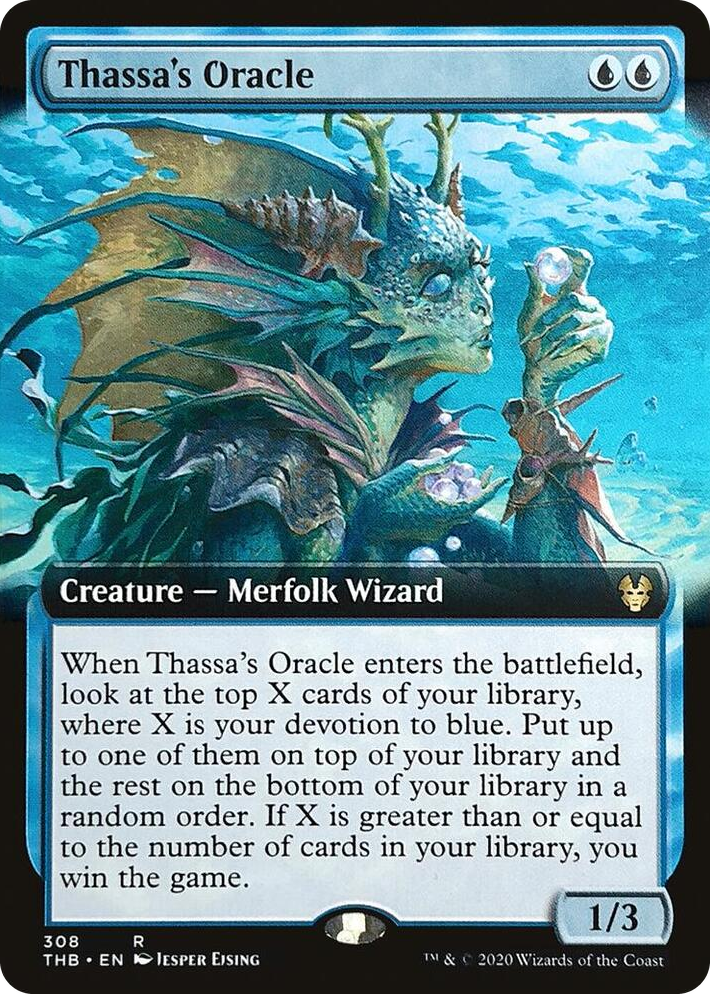 0308 Thassa's Oracle (Extended Art) R Theros Beyond Death