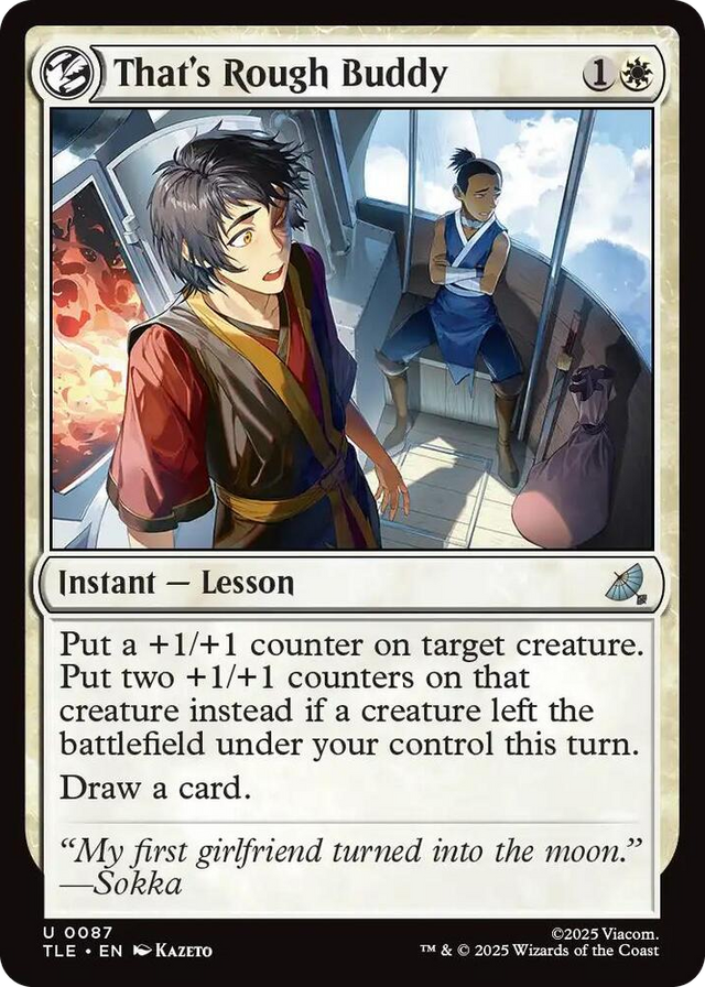 0087 That's Rough Buddy U The Last Airbender: Eternal-Legal