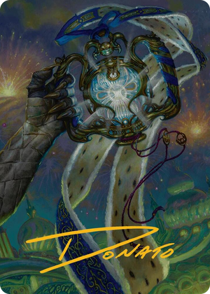 0029 The Aetherspark Art Card (Gold-Stamped Signature) S Art Series: Aetherdrift