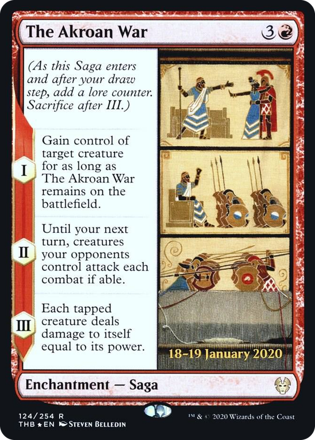 0124 The Akroan War R Prerelease Cards