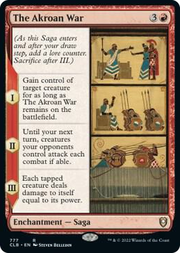 0777 The Akroan War R Commander Legends: Battle for Baldur's Gate
