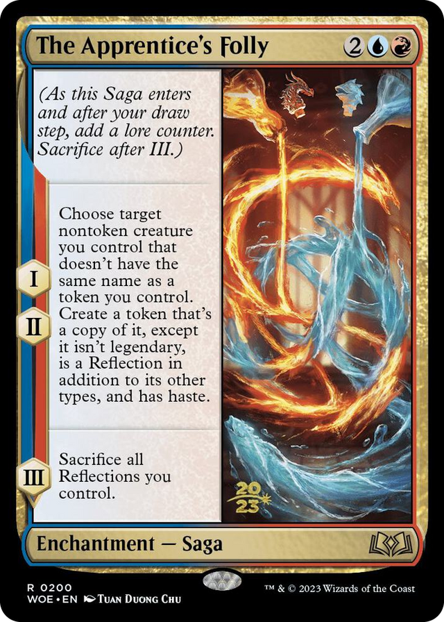 0200 The Apprentice's Folly R Prerelease Cards