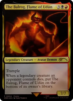 0004 The Balrog, Flame of Udun P Unique and Miscellaneous Promos