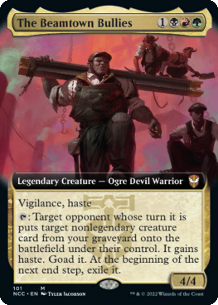 0101 The Beamtown Bullies (Extended Art) M Commander: Streets of New Capenna