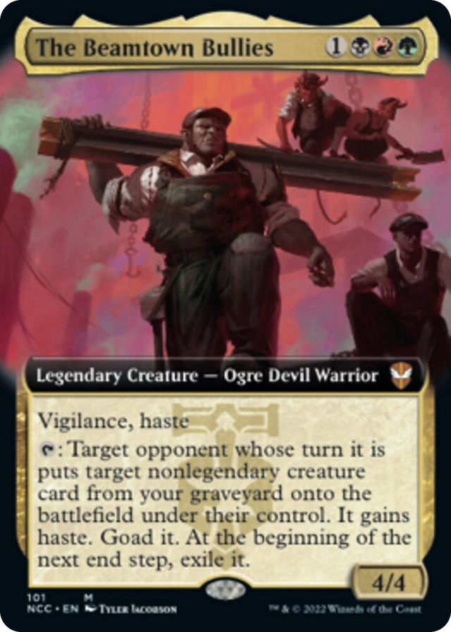 0101 The Beamtown Bullies (Extended Art) M Commander: Streets of New Capenna