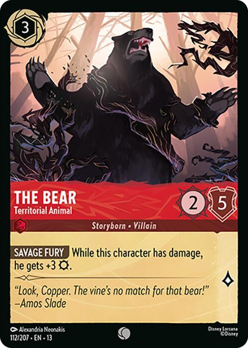 0112 The Bear - Territorial Animal Common Attack of the Vine!