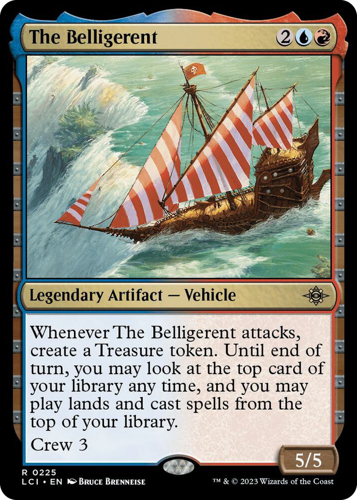 The Belligerent #225 R - The Lost Caverns of Ixalan Pokemon card