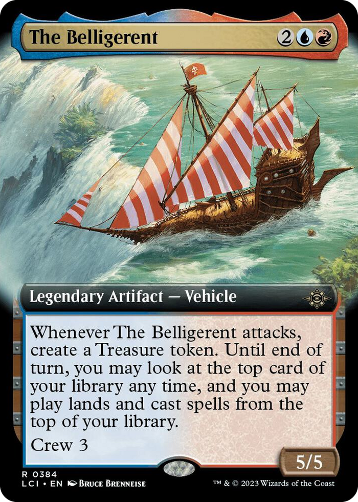 The Belligerent (Extended Art) #384 R - The Lost Caverns of Ixalan Pokemon card