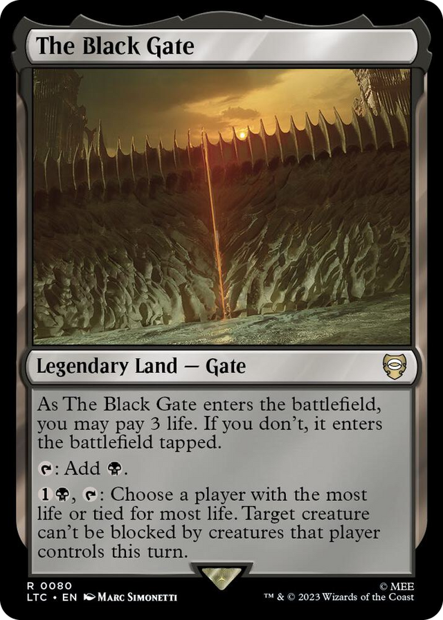 0080 The Black Gate R Commander: The Lord of the Rings: Tales of Middle-earth