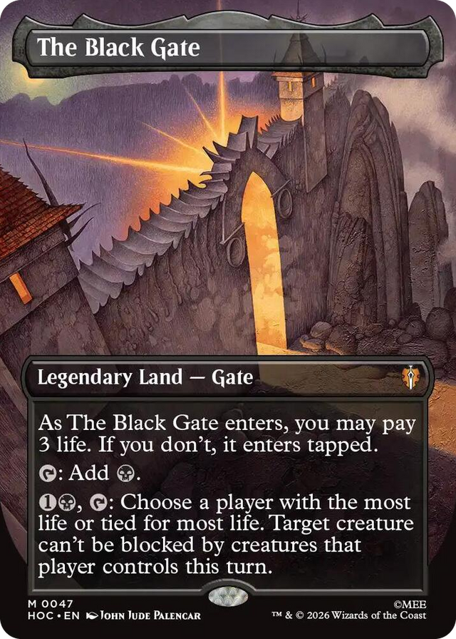 0047 The Black Gate (Borderless) M The Hobbit: Eternal-Legal