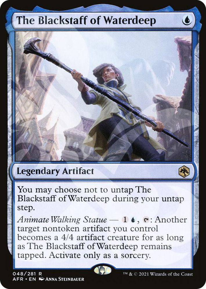 0048 The Blackstaff of Waterdeep R AFR Ampersand Promos