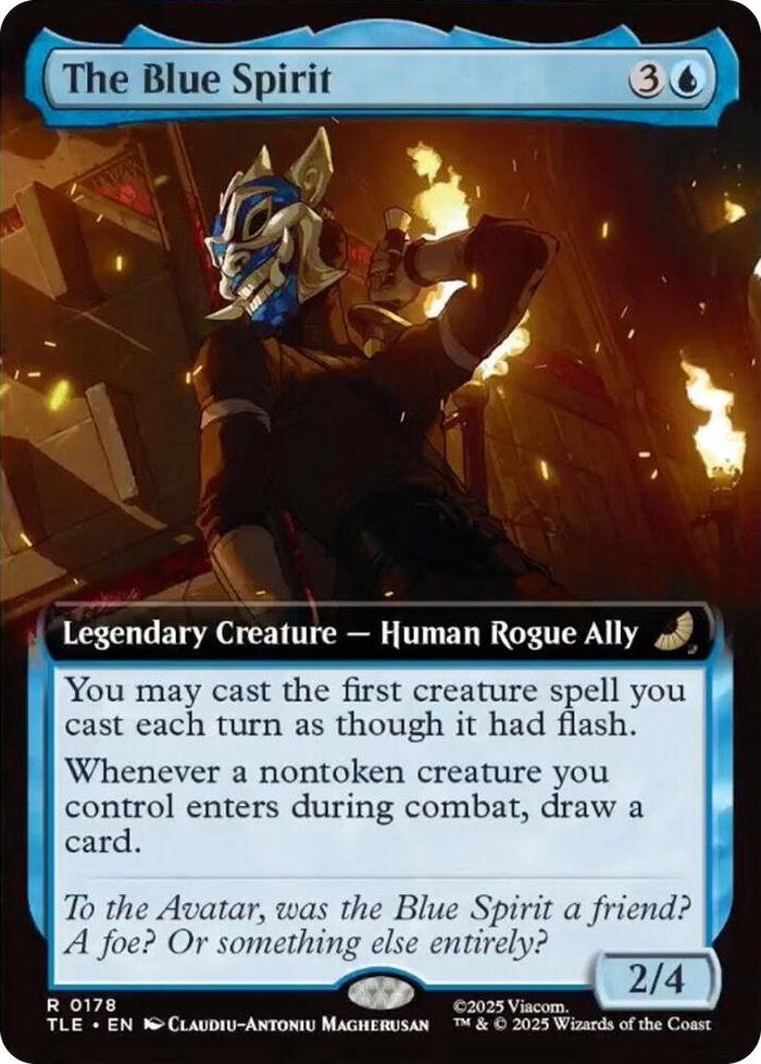 The Blue Spirit (Extended Art) #178 R - The Last Airbender: Eternal-Legal Pokemon card