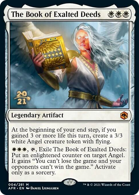 0004 The Book of Exalted Deeds M Prerelease Cards