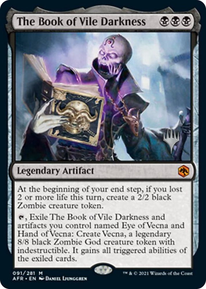 0091 The Book of Vile Darkness M Promo Pack: Adventures in the Forgotten Realms