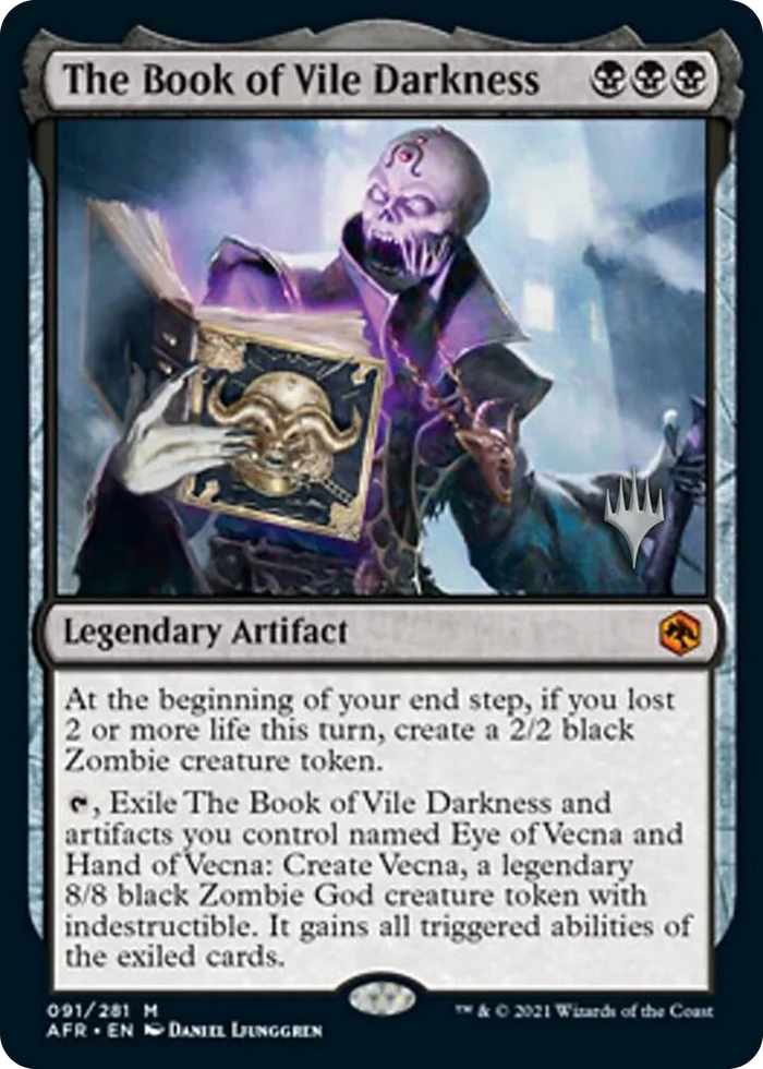 0091 The Book of Vile Darkness M Promo Pack: Adventures in the Forgotten Realms