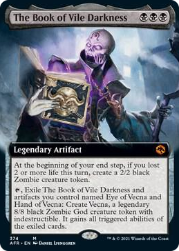 0374 The Book of Vile Darkness (Extended Art) M Adventures in the Forgotten Realms
