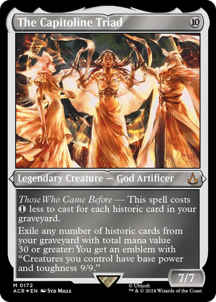 0172 The Capitoline Triad (Foil Etched) M Universes Beyond: Assassin's Creed