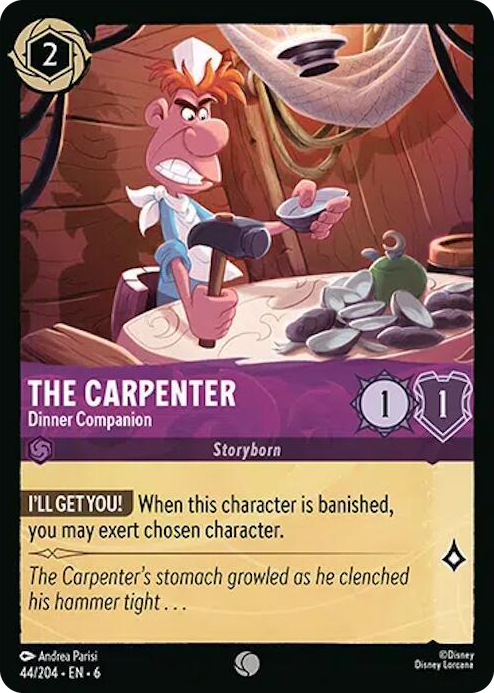0044 The Carpenter - Dinner Companion Common Azurite Sea