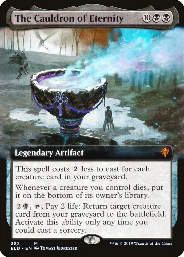 0352 The Cauldron of Eternity (Extended Art) M Throne of Eldraine