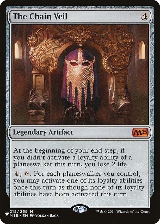 The Chain Veil #215 M - The List Reprints Pokemon card