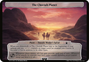 0574 The Cheetah Planet T Planechase: Universes Beyond: Doctor Who