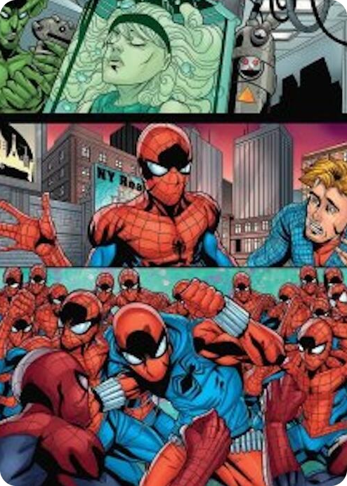 0042 The Clone Saga Art Card S Art Series: Marvel's Spider-Man