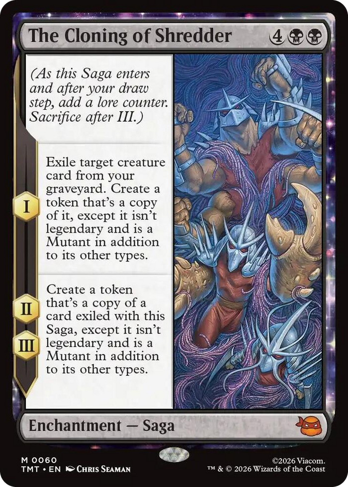 The Cloning of Shredder #60 M - Teenage Mutant Ninja Turtles Pokemon card