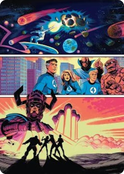 The Coming of Galactus Art Card #20 S - Art Series: Marvel Super Heroes Pokemon card