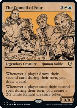 0419 The Council of Four (Showcase) R Commander Legends: Battle for Baldur's Gate
