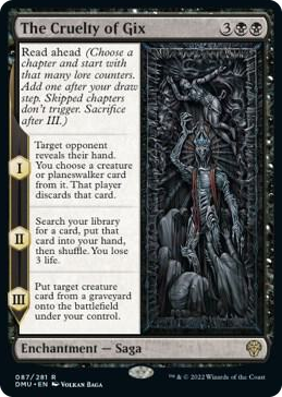 0087 The Cruelty of Gix R Dominaria United