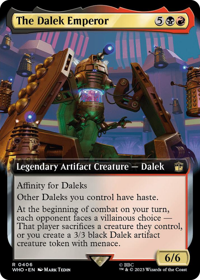 0406 The Dalek Emperor (Extended Art) R Universes Beyond: Doctor Who